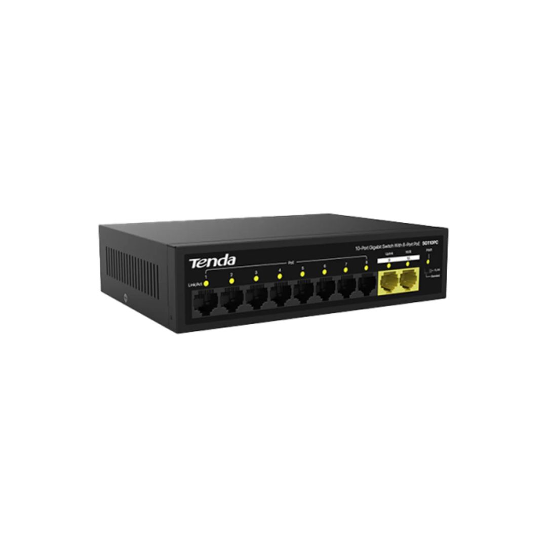 Tenda SG110PC 10-Port Gigabit Smart PoE Switch