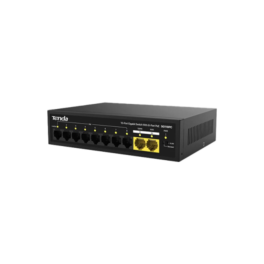 Tenda SG110PC 10-Port Gigabit Smart PoE Switch