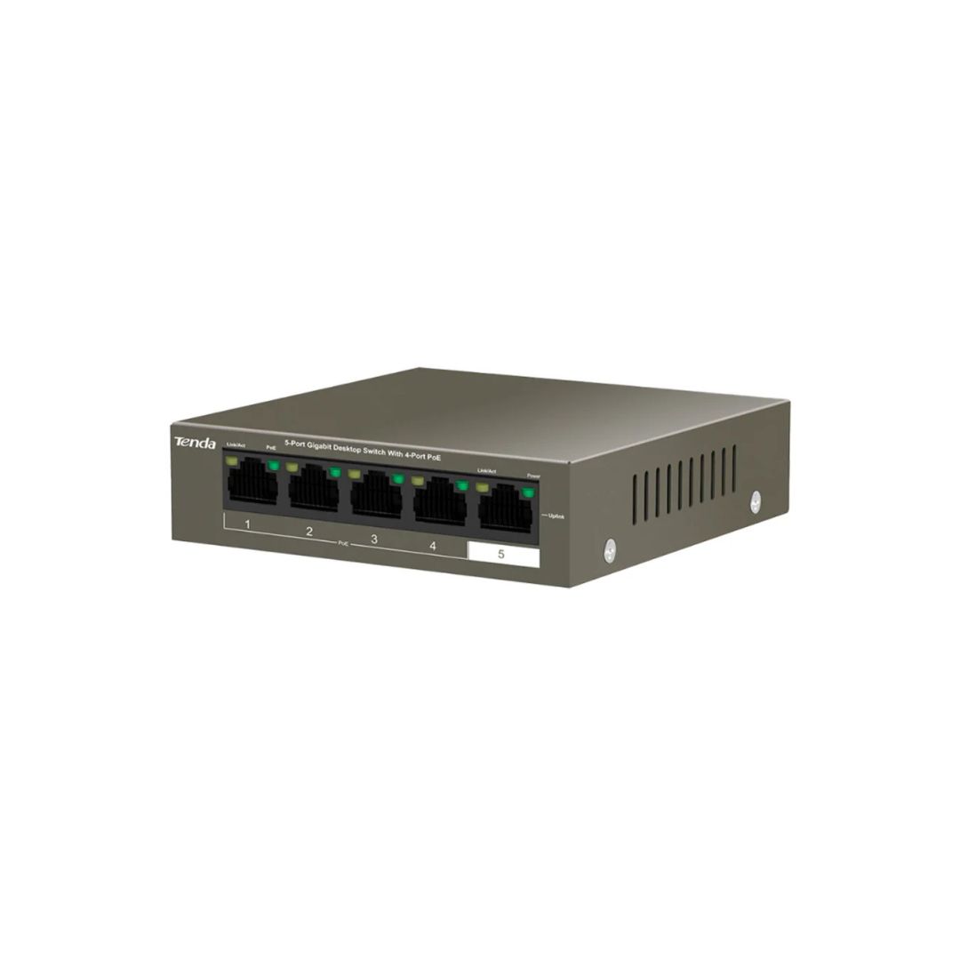 Tenda TEG1105P-4-63W 5-Port Gigabit PoE+ Switch