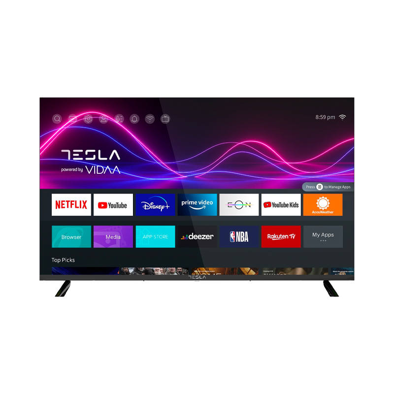 Tesla TV Series 3 UHD Smart Frameless – VIDAA operating system