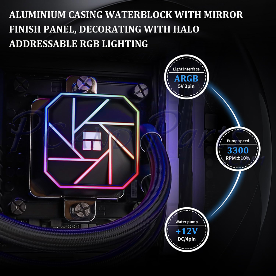 Thermalright Aqua Elite 120 V3 Liquid CPU Cooler ARGB Black