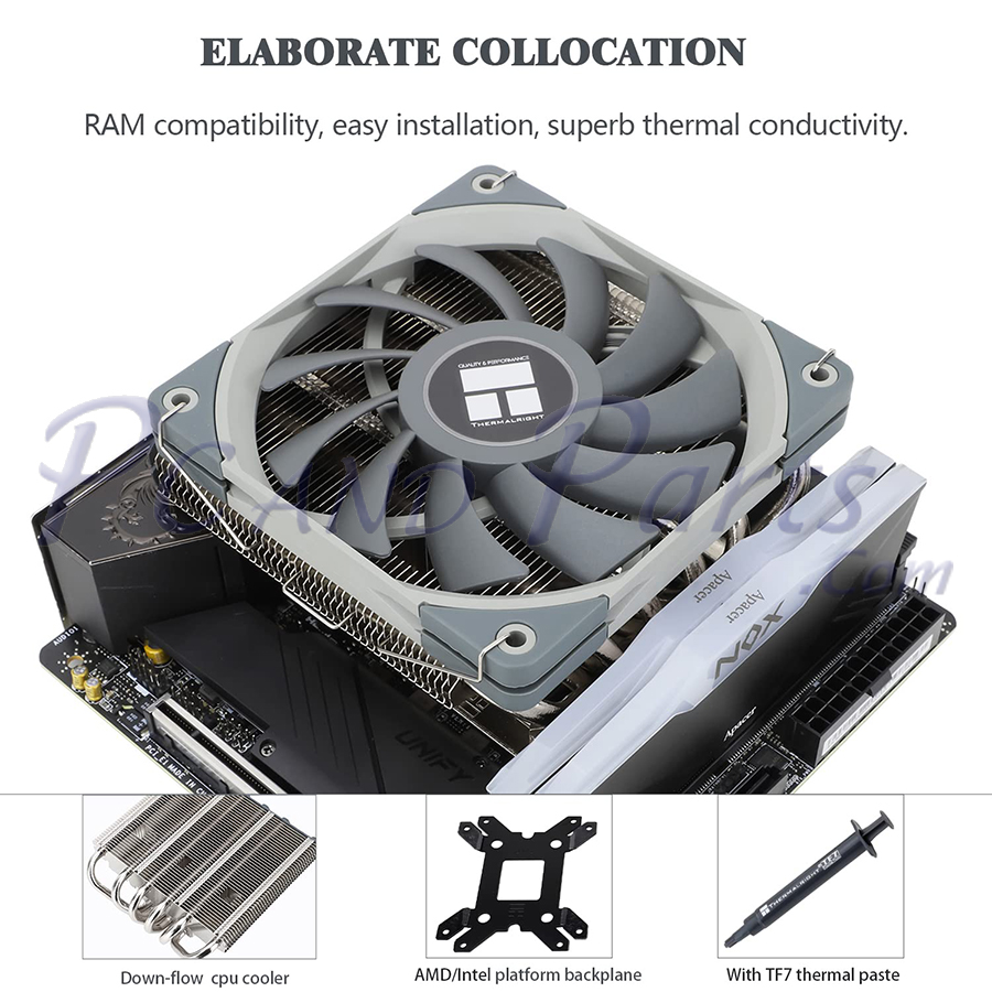 Thermalright AXP120-X67 Low Profile CPU Air Cooler