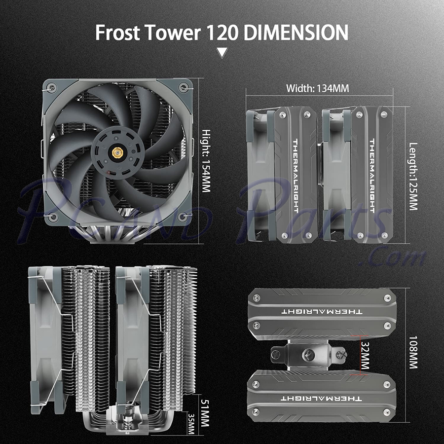 Thermalright Frost Tower 120 CPU Air Cooler