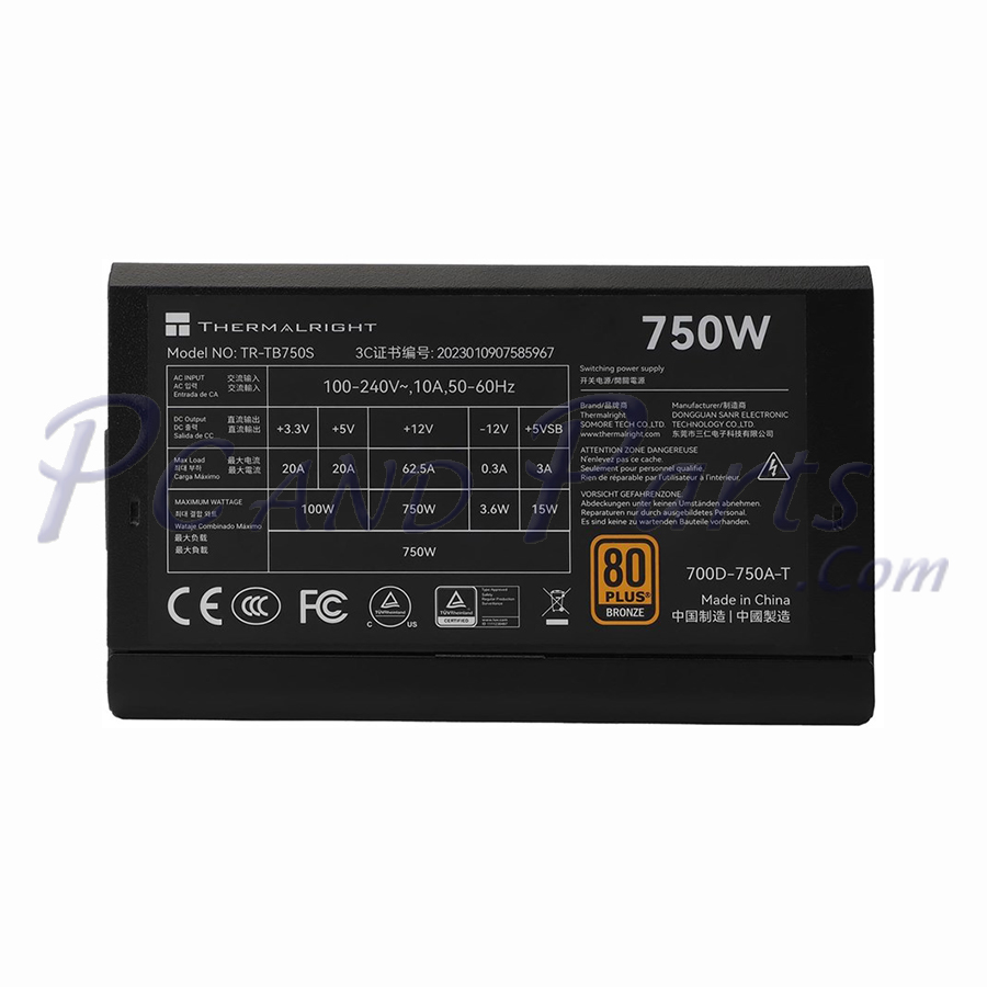 Thermalright TR-TB750S 750W Bronze PSU