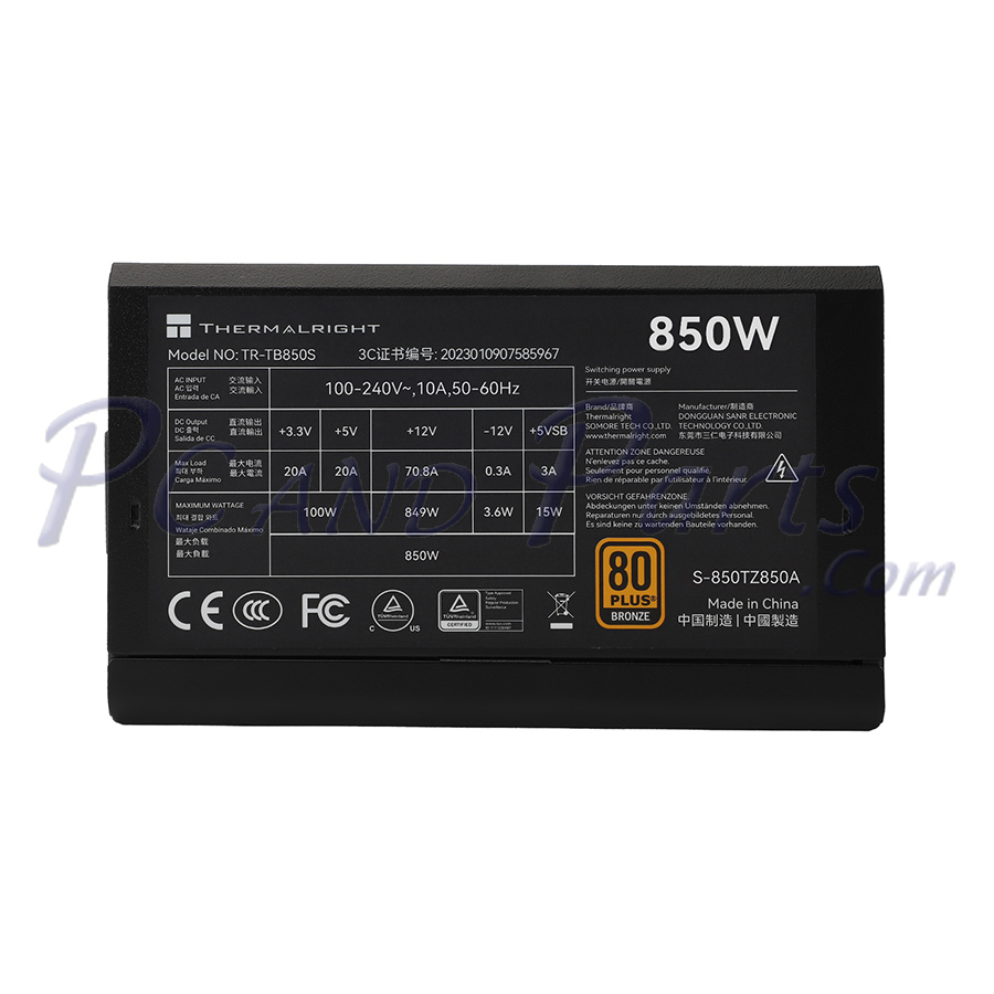 Thermalright TR-TB850S 850W Bronze PSU