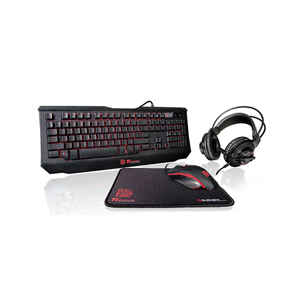 Thermaltake KB-GCKPLBLUS-01 Knucker 4 IN 1 Gaming Kit