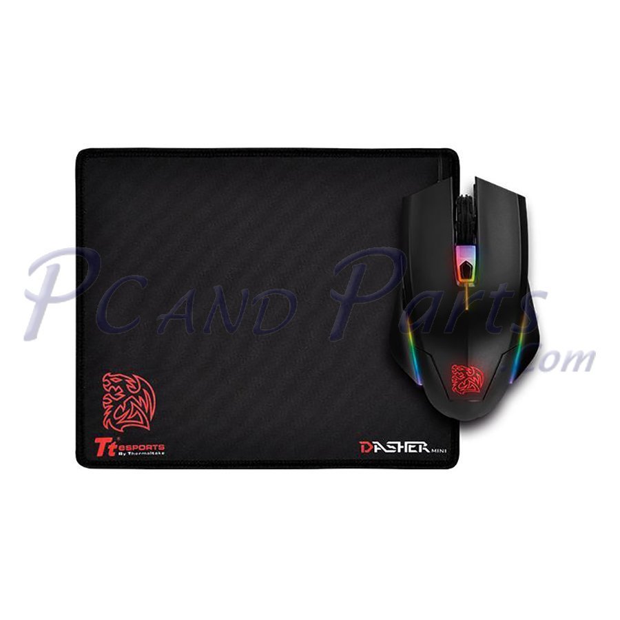 Thermaltake MO-TER-WDOTBK-01 Elite RGB Combo Mouse & Pad