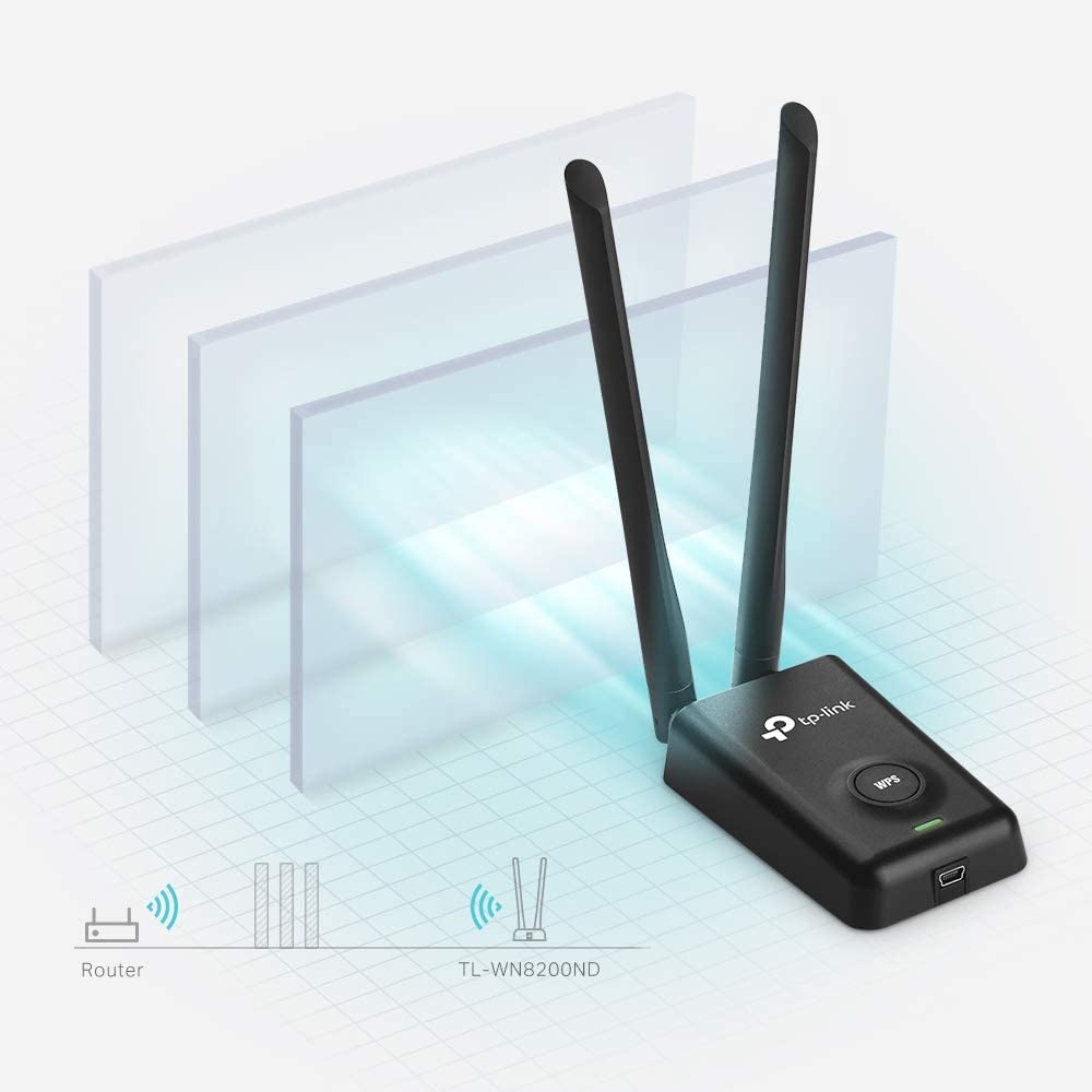 TP-Link N300 Wireless High Powered USB Adapter ( TL-WN8200ND )