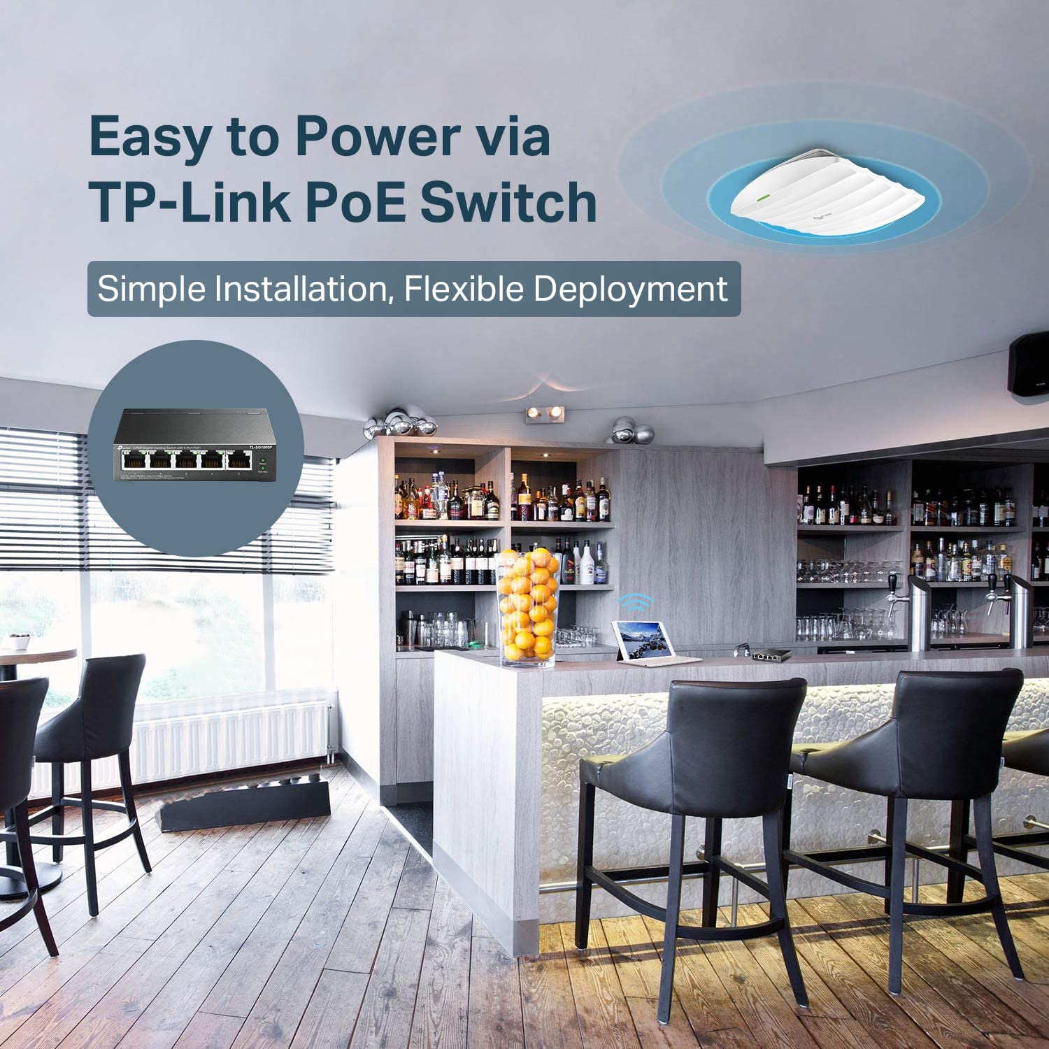 TPLink EAP225 AC1350 PoE Access Point