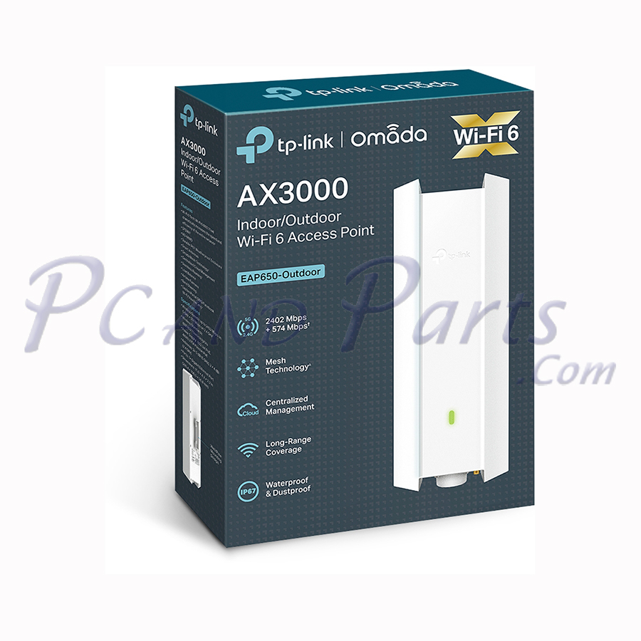 TPLink EAP650-Outdoor AX3000 Indoor/Outdoor WiFi 6 Access Point
