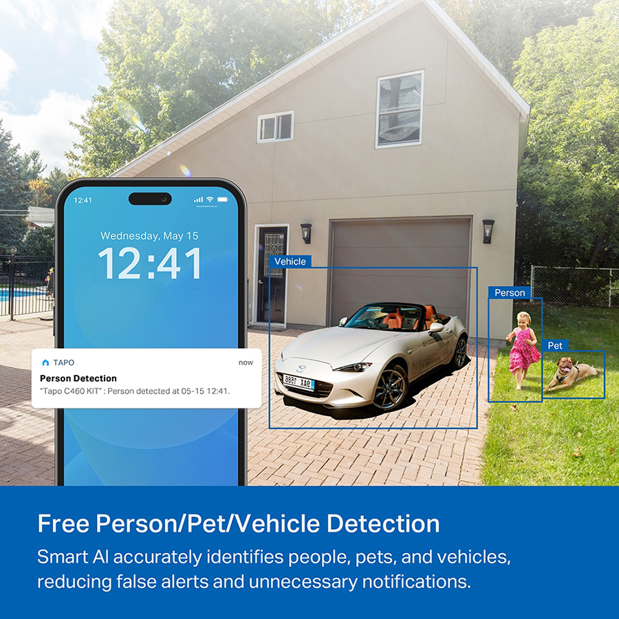 TPLink Tapo C460 KIT Solar-Powered Security 4K Camera Kit