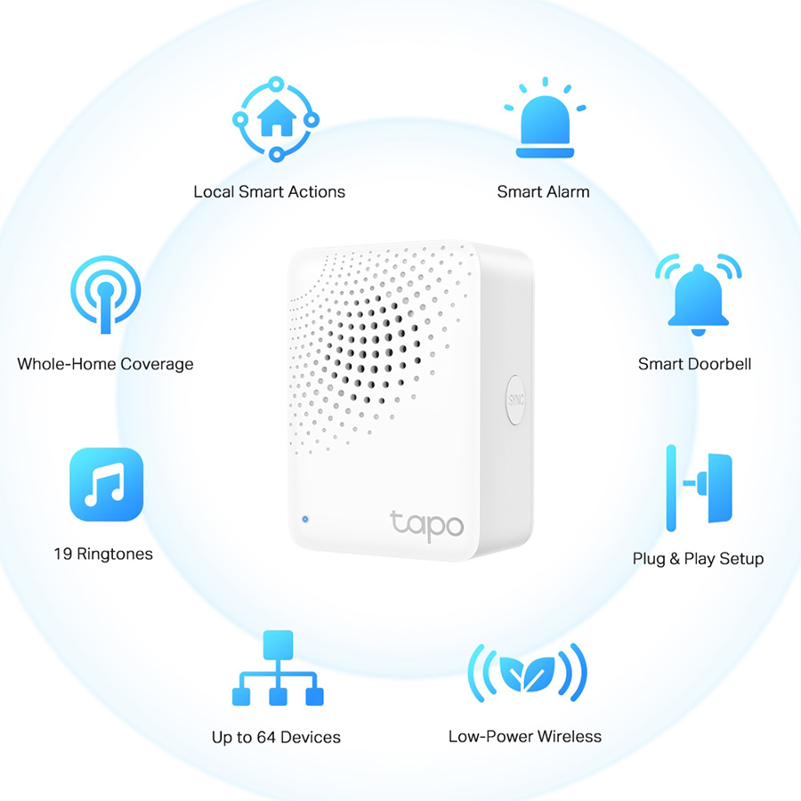 TPLink Tapo H100 Tapo Smart Hub with Chime