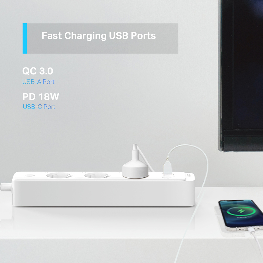 TPLink Tapo P300 Smart Wi-Fi Power Strip