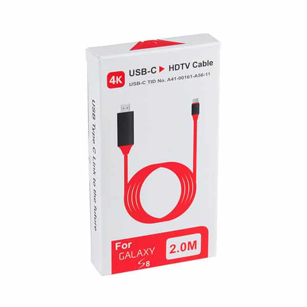 Type C USB-C to 4K HDTV Adapter Cable for Samsung &amp; ios
