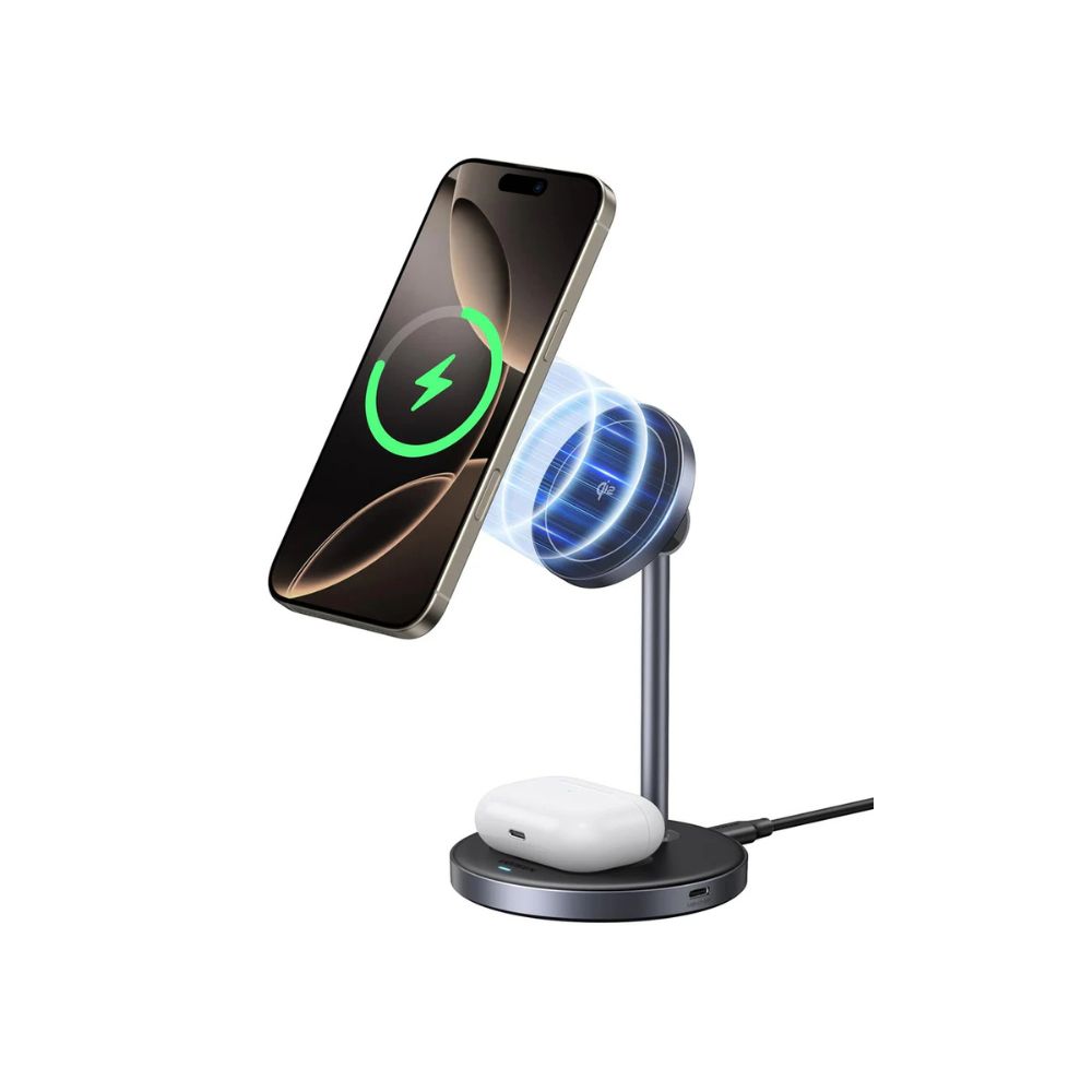 UGREEN 15W Qi2 2-in-1 Magnetic Charging Station