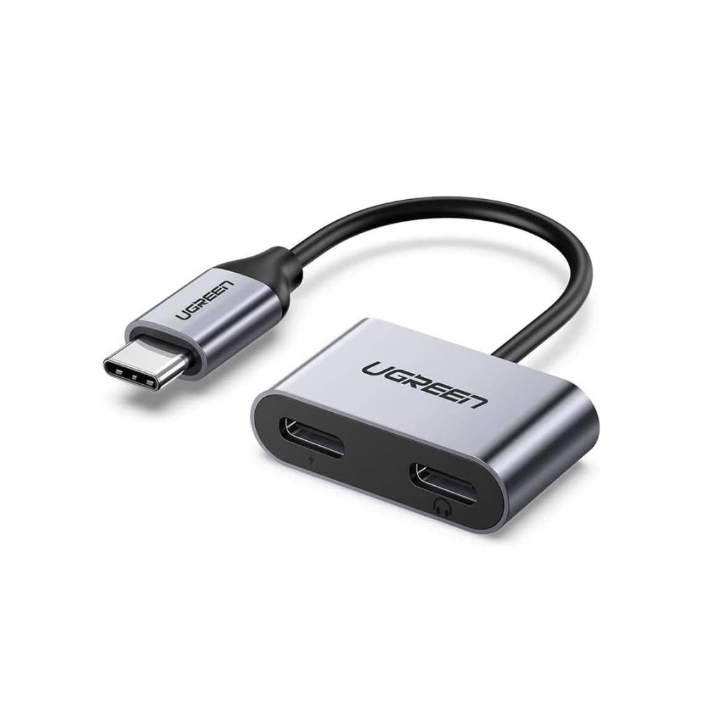 UGREEN 2-in-1 Type-C to Type-C Audio + PD USB-C Charging Adapter
