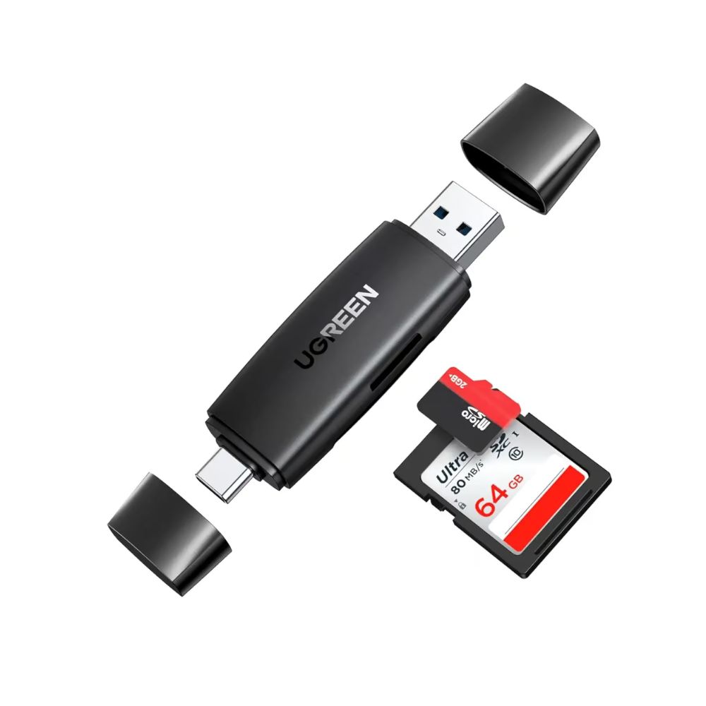UGREEN 2-in-1 USB 3.0 & USB-C SD Card Reader1