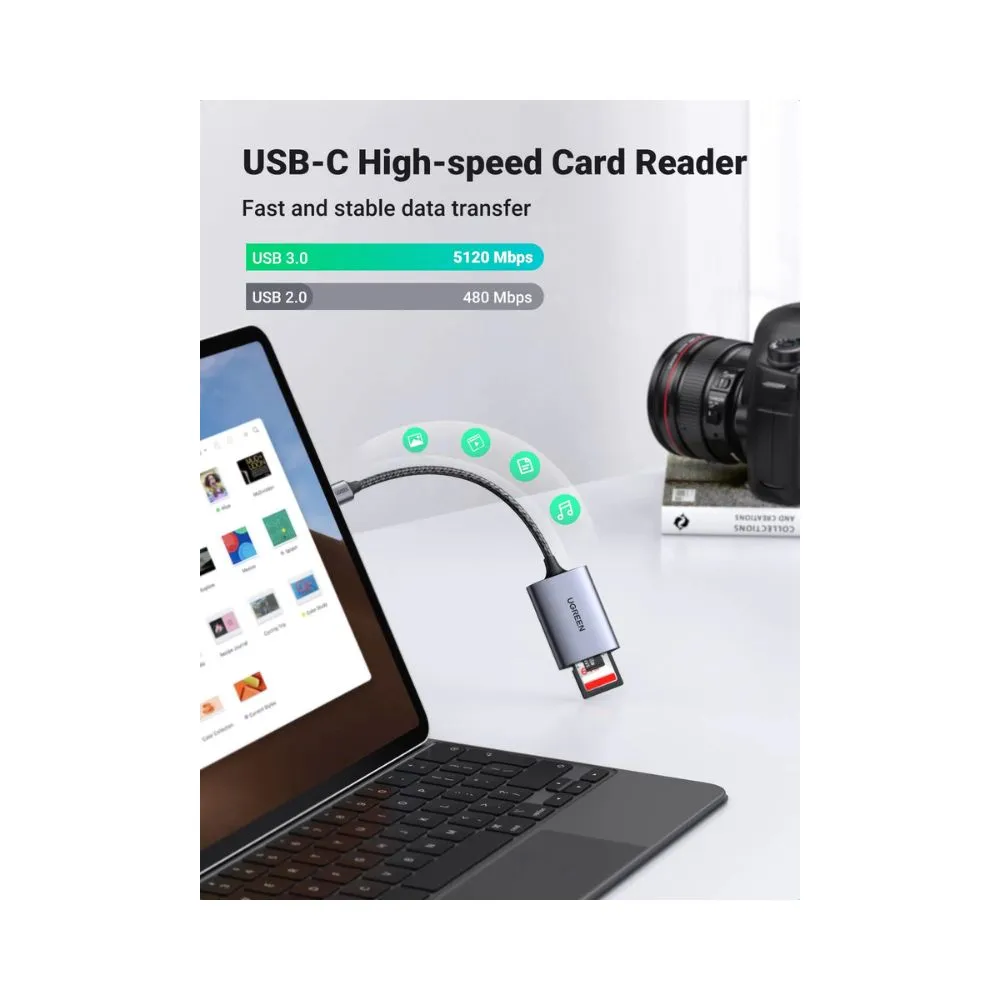 UGREEN 2 in 1 USB C SD Card Reader