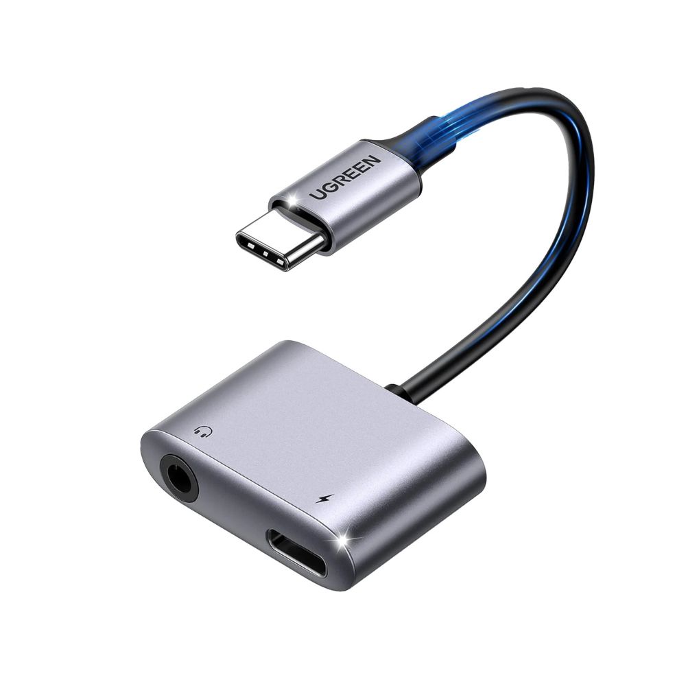UGREEN 2-in-1 USB C to 3.5mm Headphone &amp; USB-C Charging Port