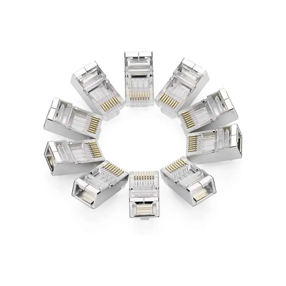 UGreen 20333 RJ45 Cat6 Shield Connector Plug 10-Piece Set