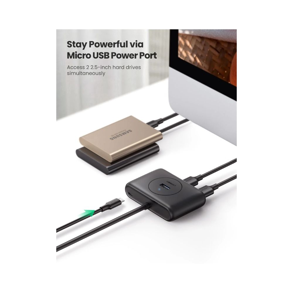 UGREEN 4-in-1 Data Hub USB 3.0