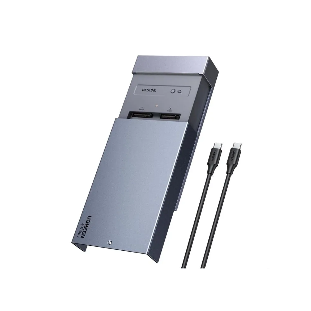 UGREEN 40Gbps Dual-Bay M.2 NVMe SSD Enclosure RAID