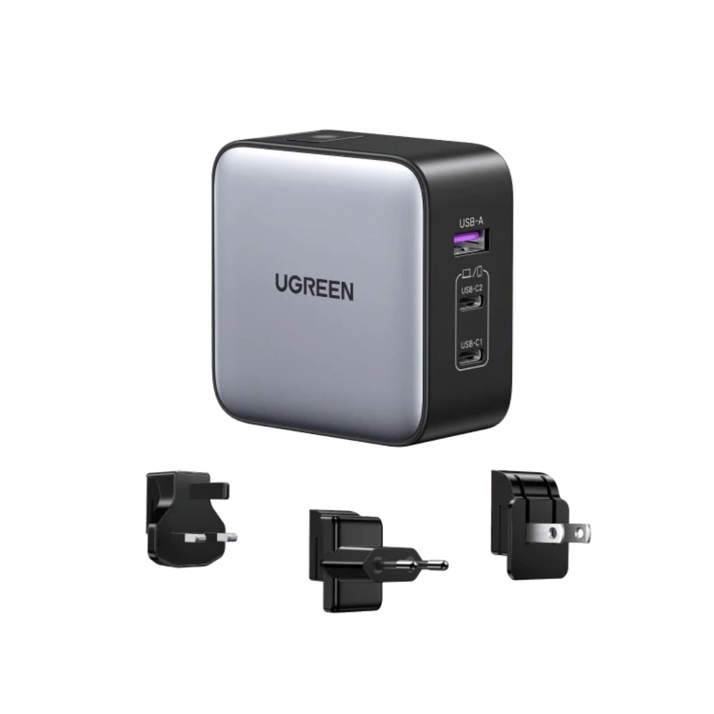 UGREEN 65W USB C Charger US/UK/EU Plug for Travel