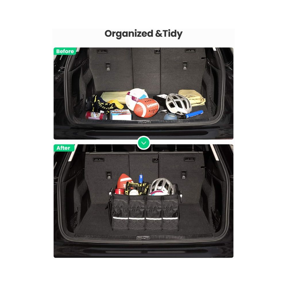 UGREEN 80710 Multifunctional Car Trunk Organizer Black