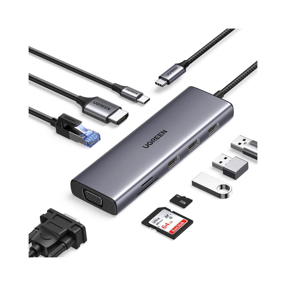 UGREEN 9-in-1 USB-C HUB Docking Station 4k HDMI