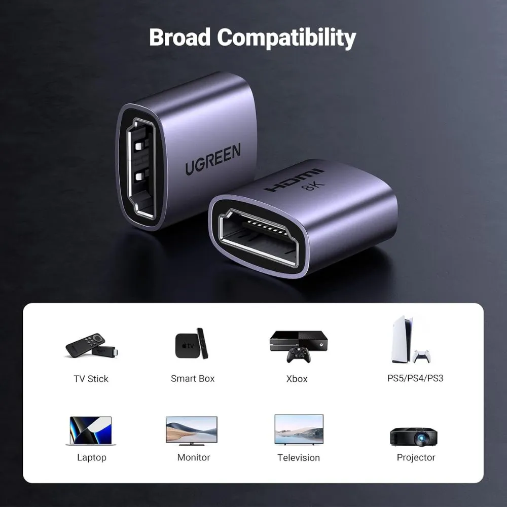 UGREEN 90592 HDMI Coupler 8K HDMI Extension 2.1