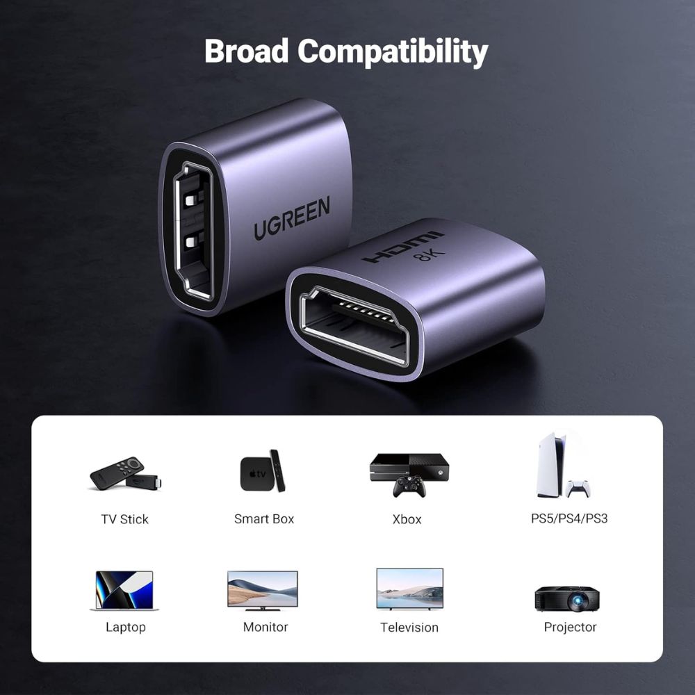 UGREEN 90592 HDMI Coupler 8K HDMI Extension 2.1