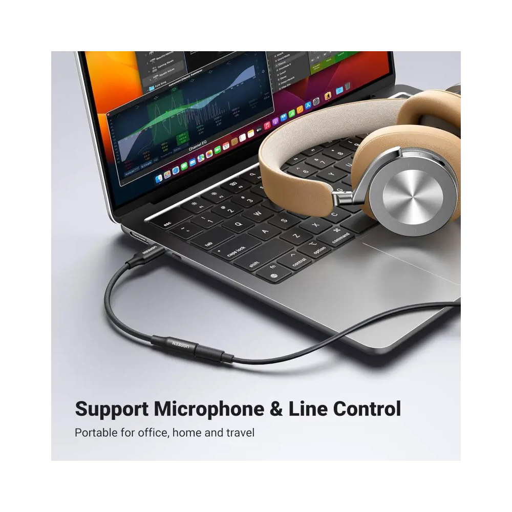 UGREEN – AV161 USB-C MALE to 3.5MM Female Audio Adapter 24bit/96kHz HiFi DAC Sound Quality – 50631
