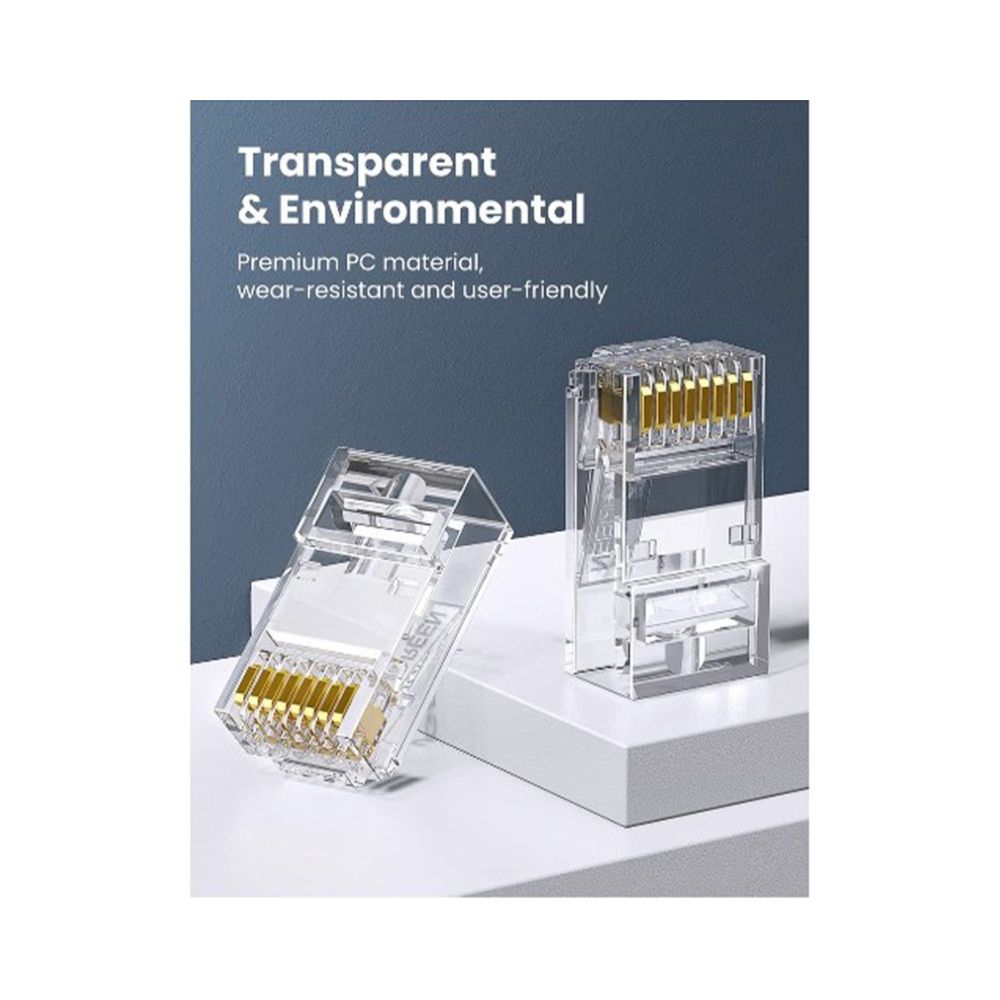 UGREEN Cat6 RJ45 Unshielded Ethernet Connector – 100pcs