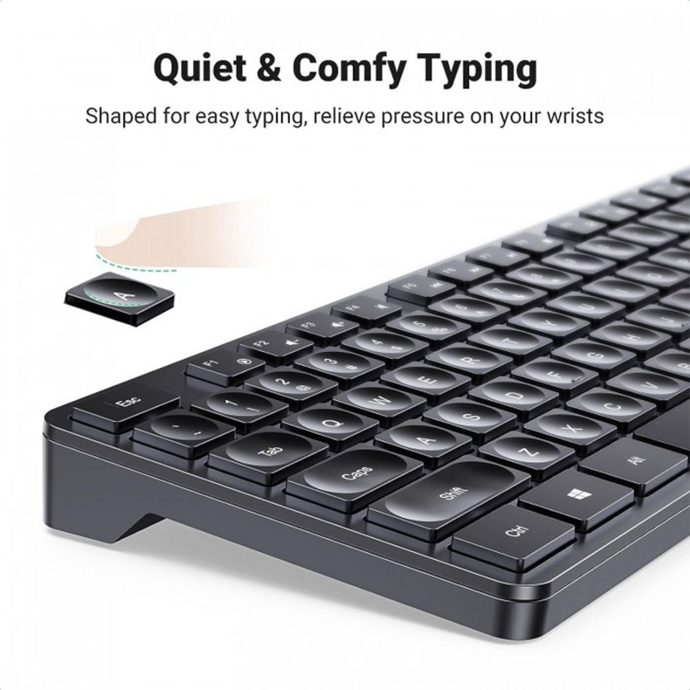 UGREEN Combo Wireless Keyboard &amp; Mouse 2.4GHz