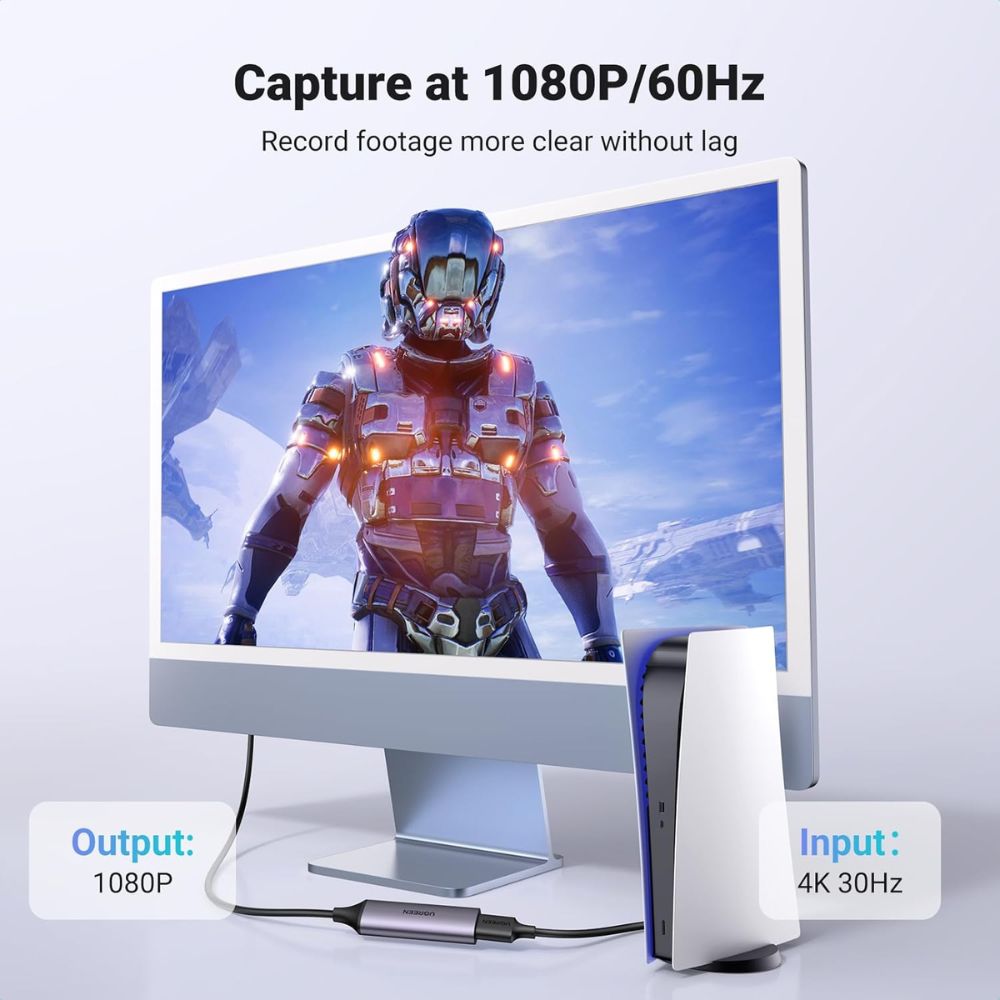 UGREEN Full HD 1080P 60FPS Capture Card HDMI