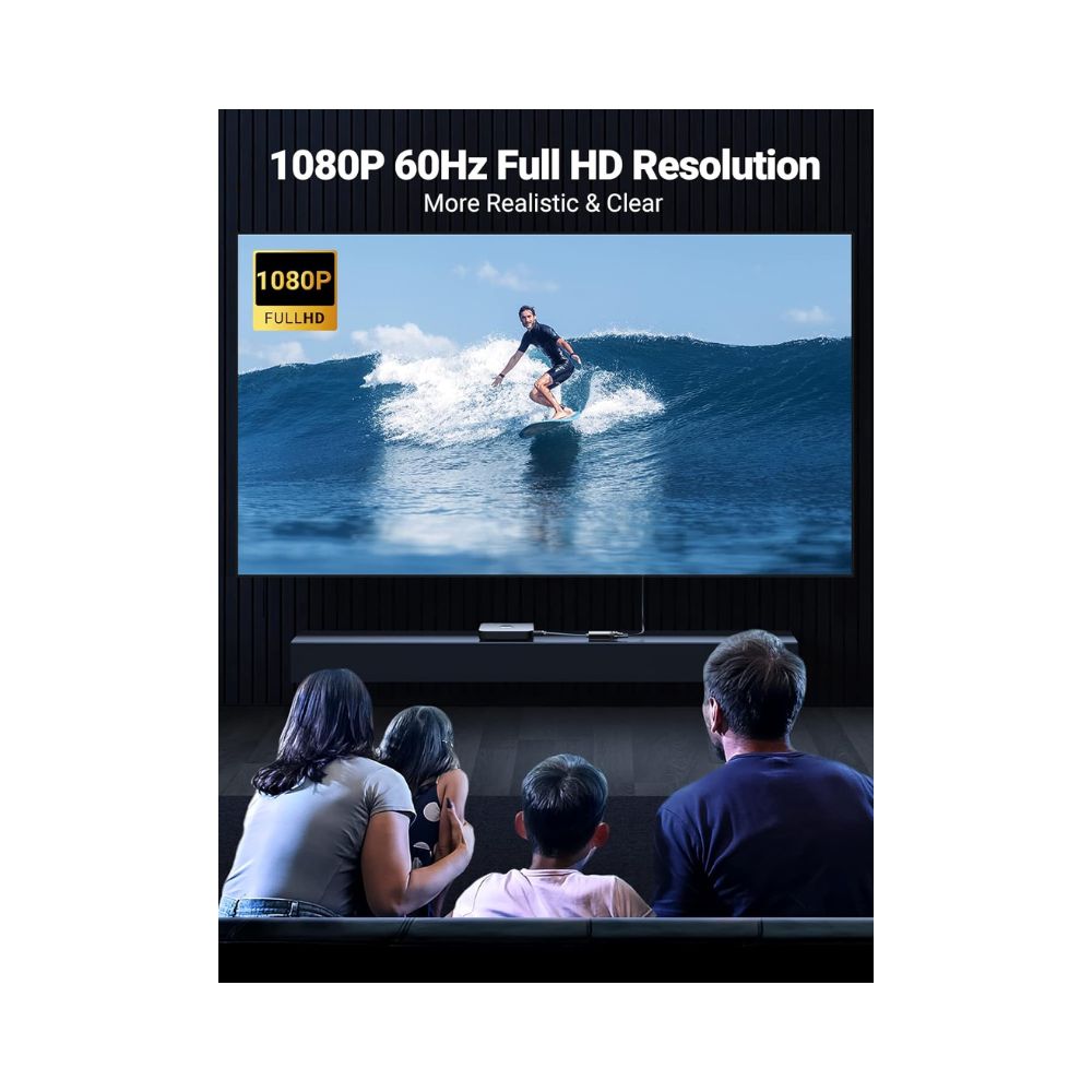 UGREEN Full HD HDMI Male to VGA Female Adapter Cable, Full HD Resolution