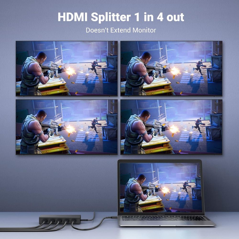 UGREEN HDMI Splitter 1 in 4 Out 4K@60Hz