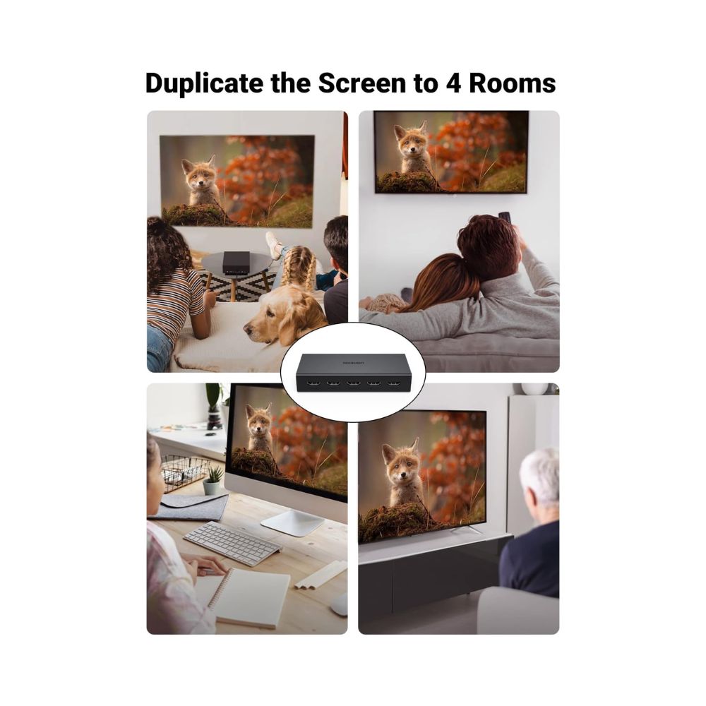 UGREEN HDMI Splitter 1 in 4 Out 4K@60Hz