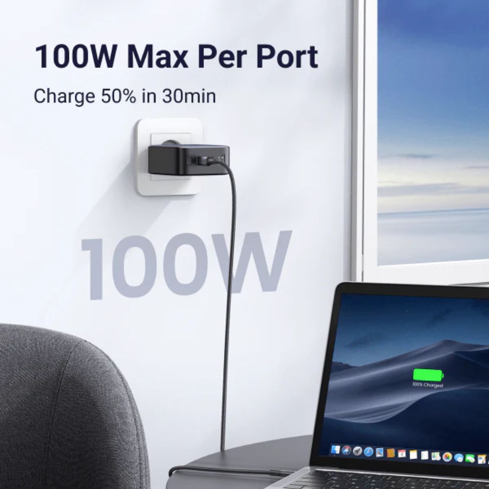 UGREEN Nexode 100W USB C GaN Charger-4 Port Wall Charger