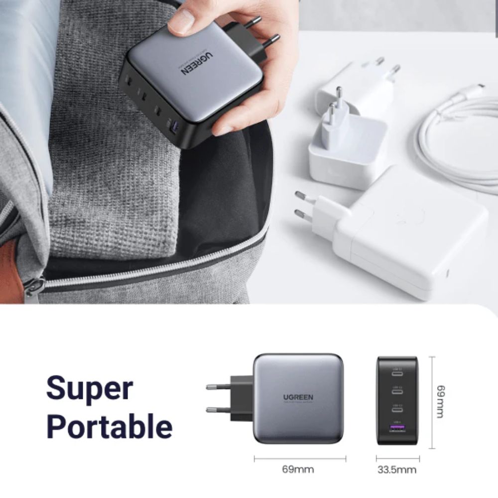 UGREEN Nexode 100W USB C GaN Charger-4 Port Wall Charger