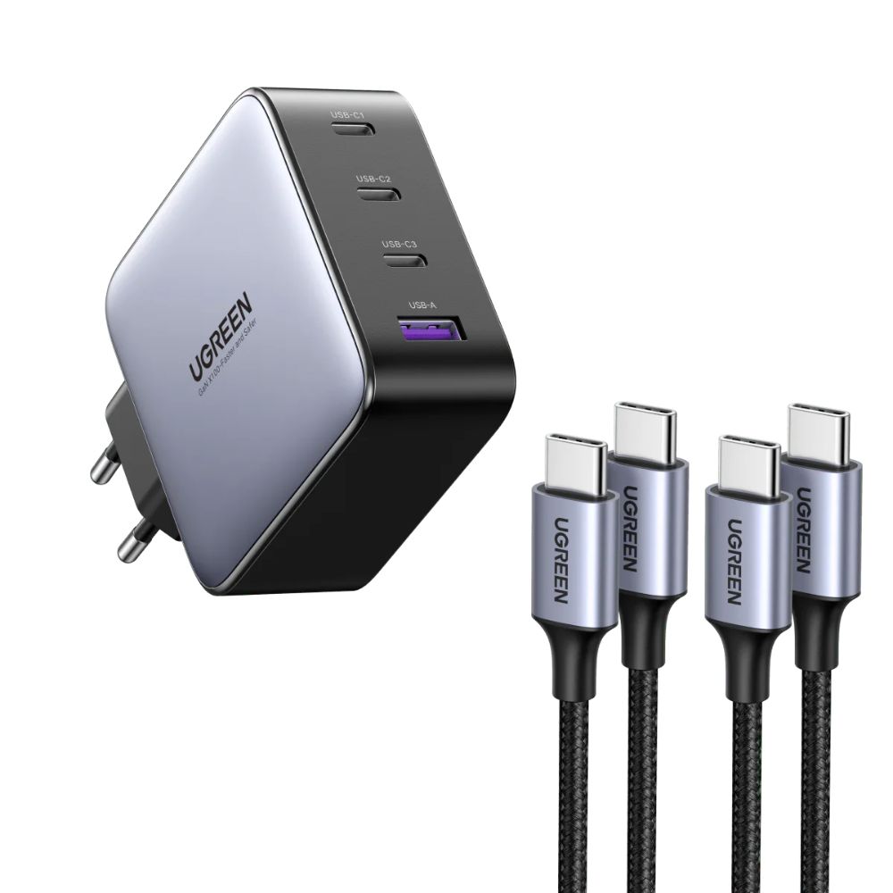 UGREEN Nexode 100W USB C GaN Charger-4 Port Wall Charger
