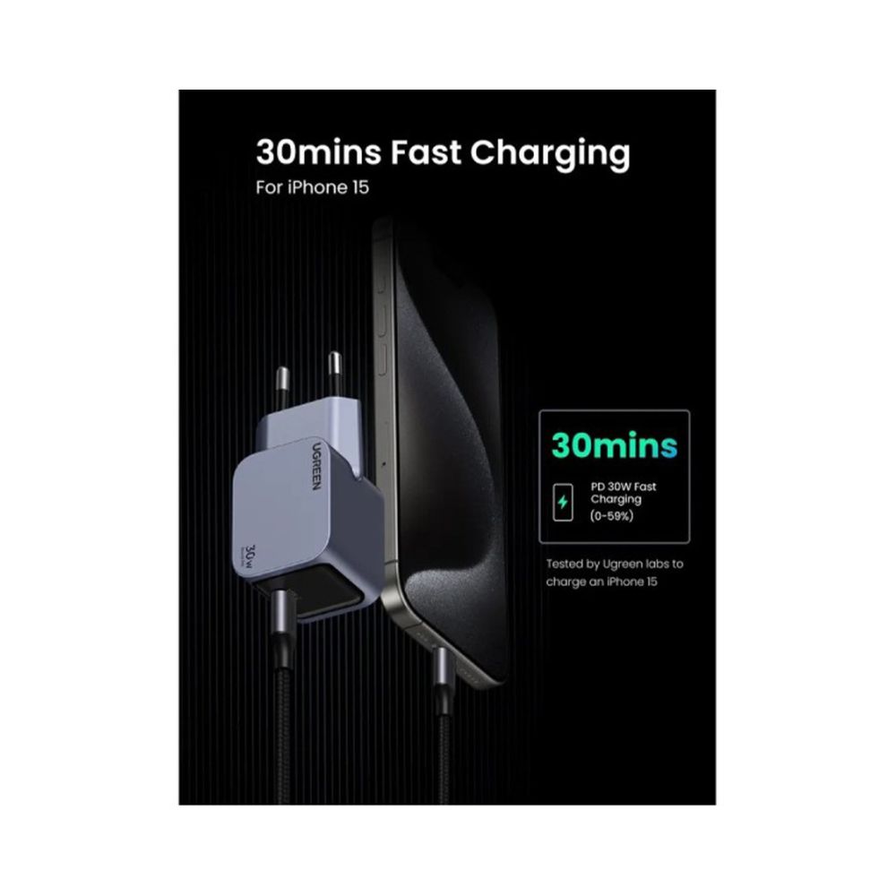 UGREEN NEXODE 30W GaN Tech Chip, Smart &amp; Fast Charger