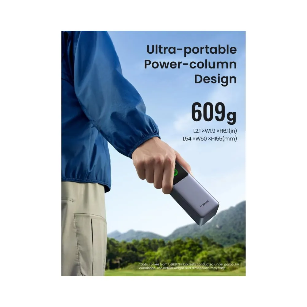 UGREEN Nexode Power Bank 25000mAh 200W with Smart Digital Display
