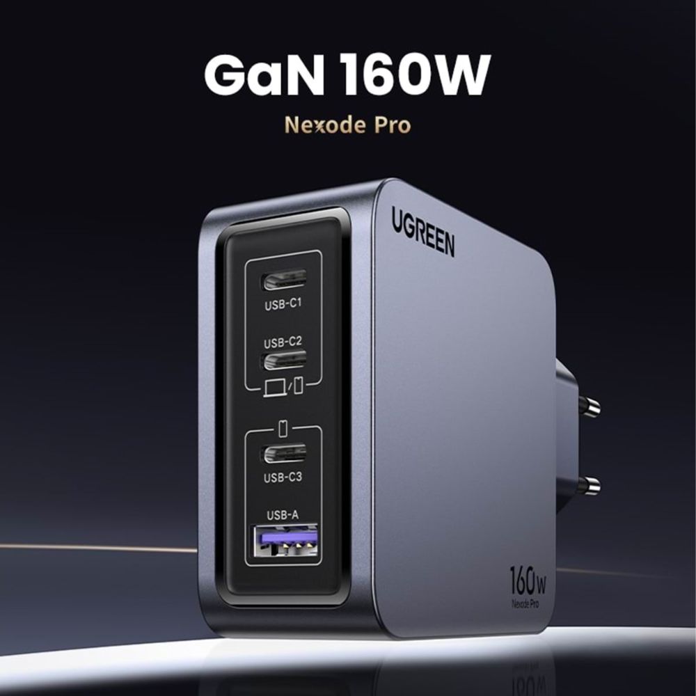 UGREEN Nexode Pro 160W 4-Port GaN Mini Fast Charger
