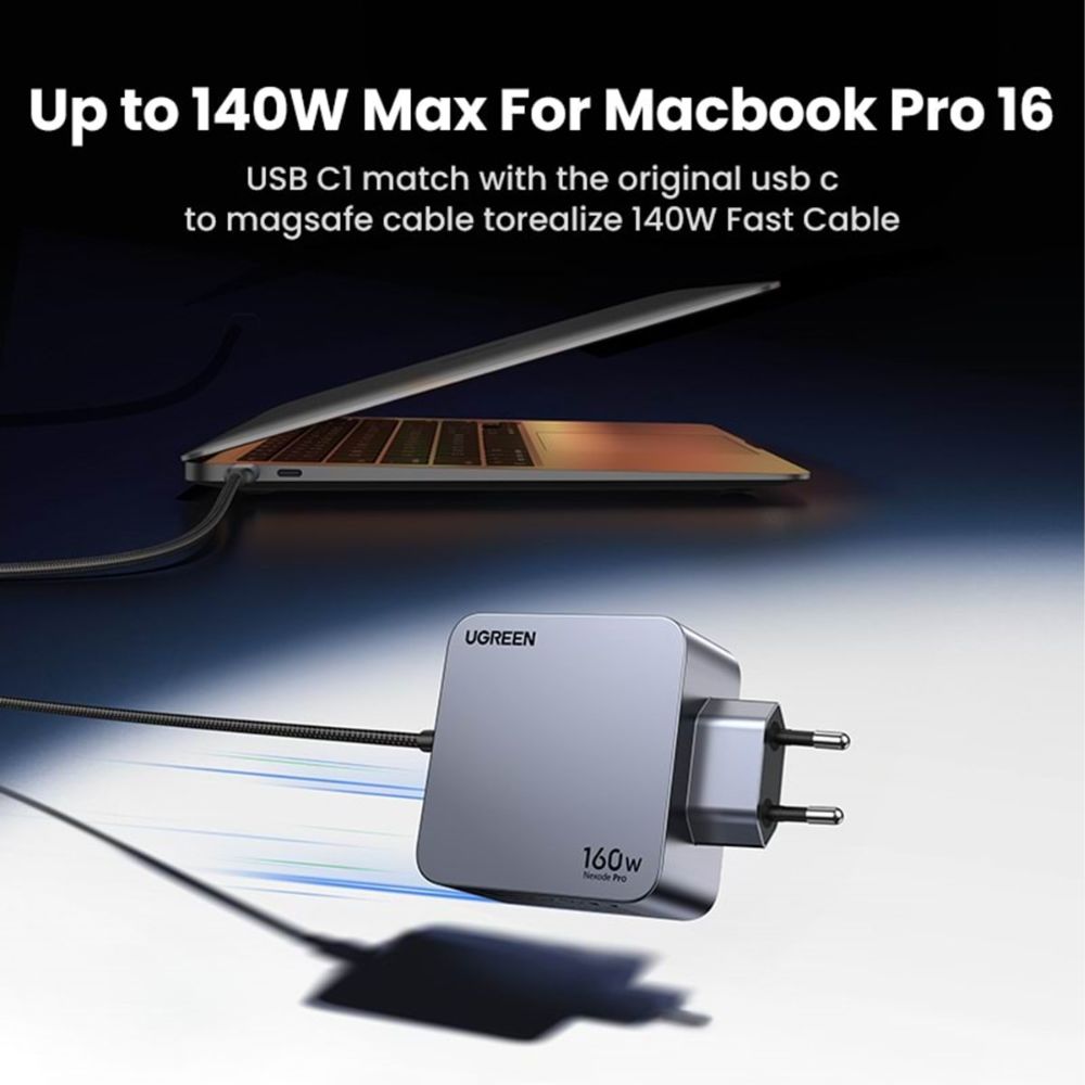 UGREEN Nexode Pro 160W 4-Port GaN Mini Fast Charger