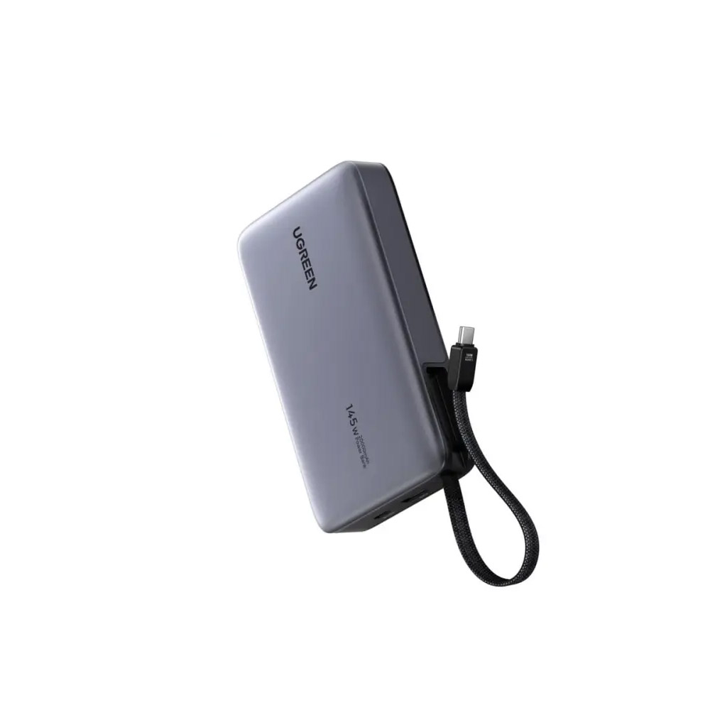 UGREEN – PB551 Power Bank 145W, 3 Ports, 20000 mAh, Fast Charging for Laptops, MacBooks, Smartphones, Tablets 55992B