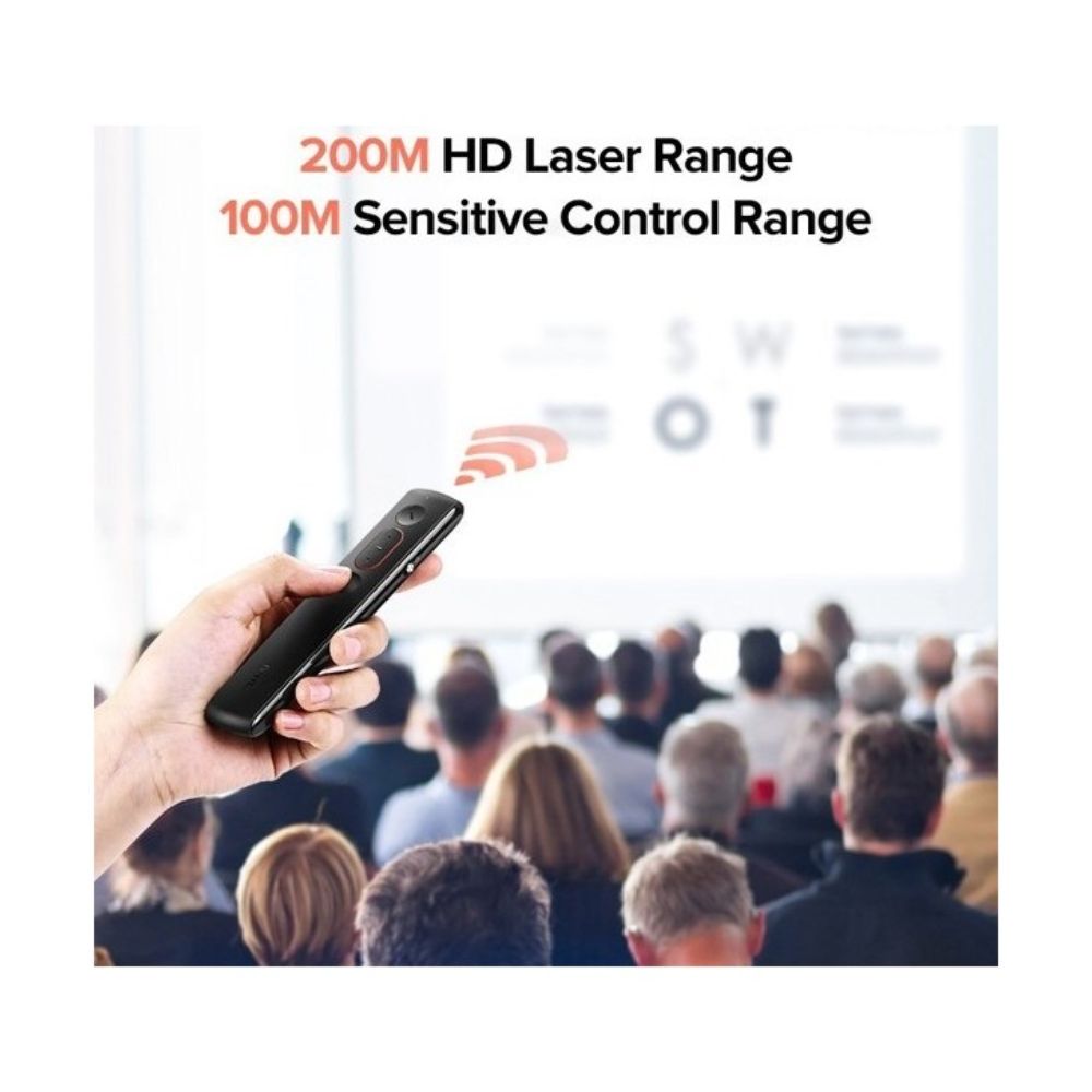 UGREEN Pro Wireless Laser Presentation Remote with built-in laser pointer &amp; Advanced function