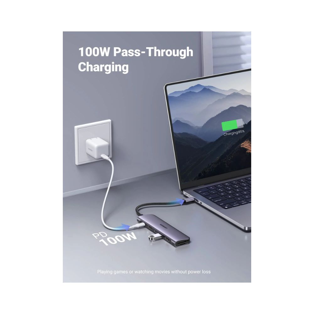 UGREEN Revodok 1071 7-IN-1 USB-C Hub (95W PD, 4K@30Hz HDMI)