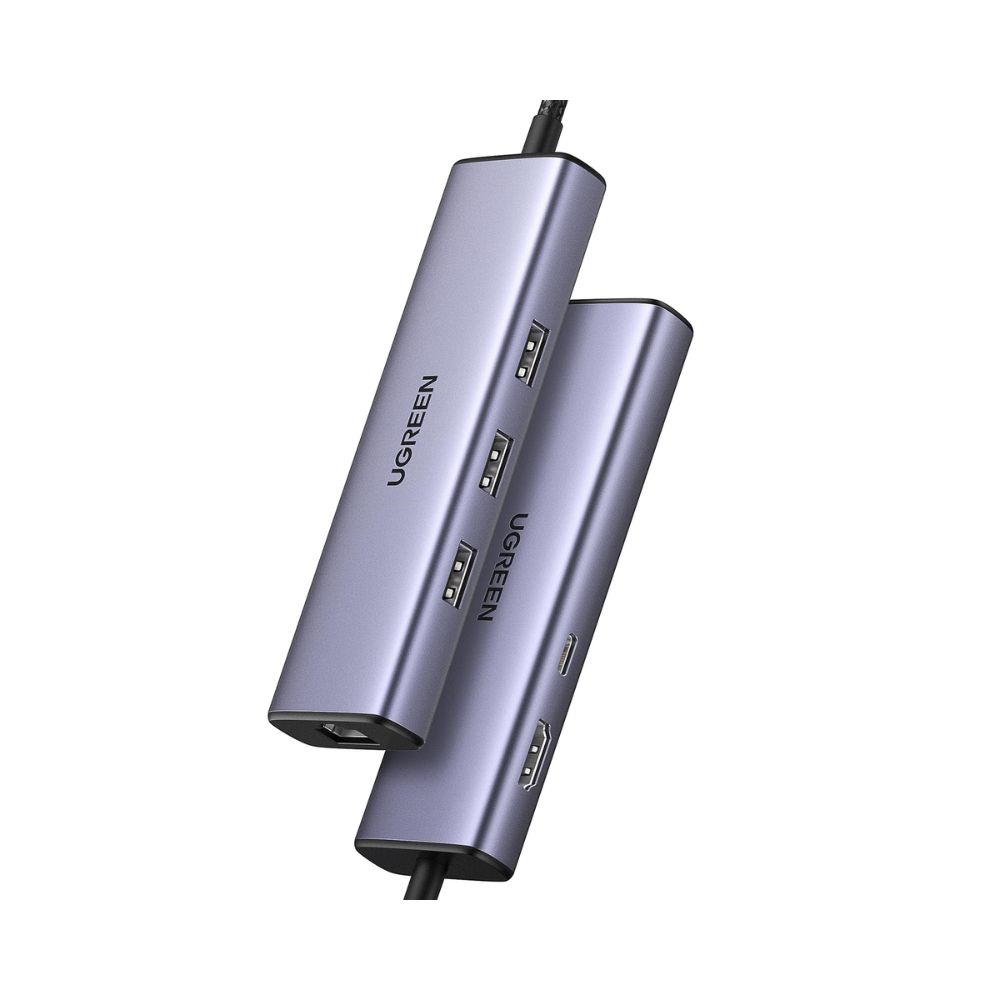 UGREEN Revodok 6 in 1 USB C Hub Gigabit Ethernet Adapter with 4K HDMI