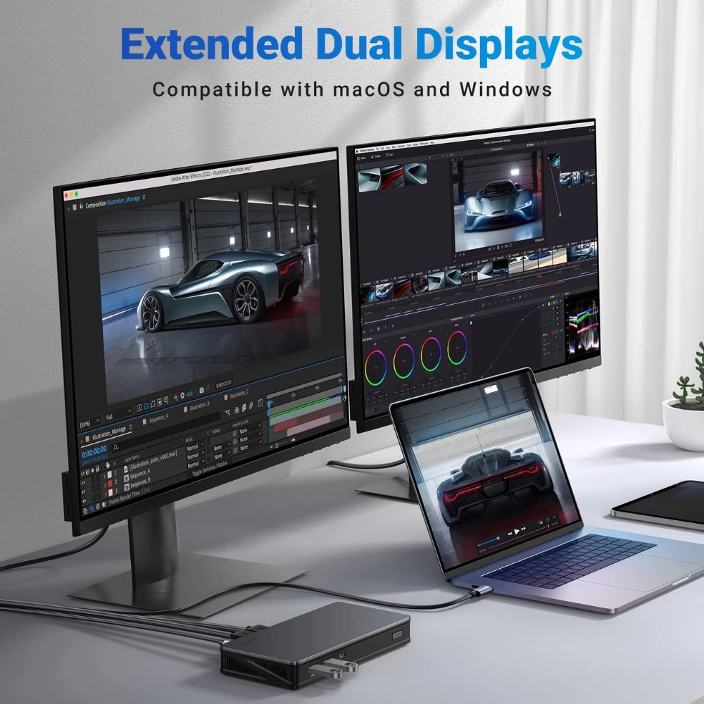 UGREEN Revodok Pro 209 9-in-1 4k HDMI Universal Docking Station